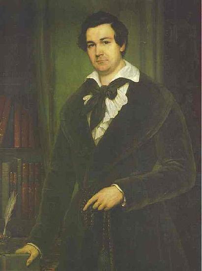 Vasily Tropinin Portrait of Vasily Karatygin, oil painting image